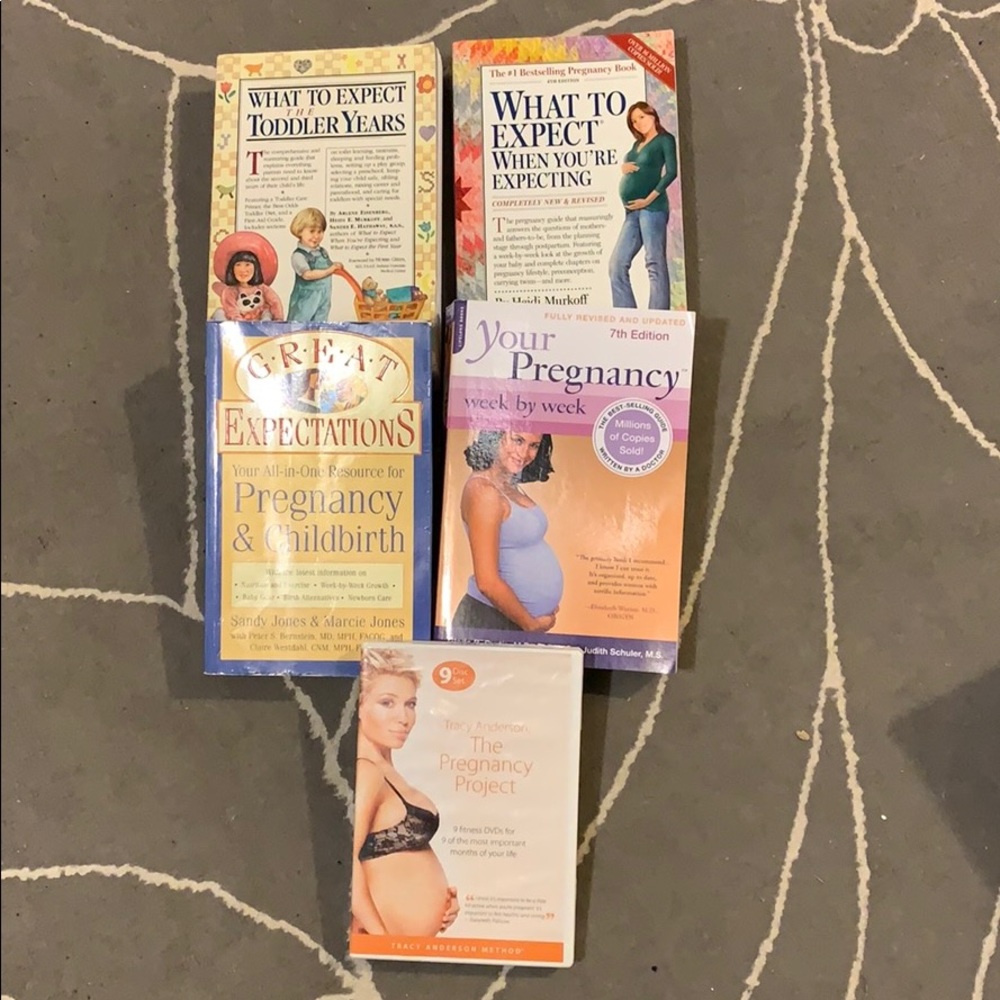 Pregnancy books and pregnancy fitness yoga DVD